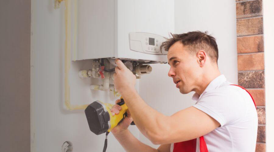 Local tankless water heater installation in Coffeen, IL